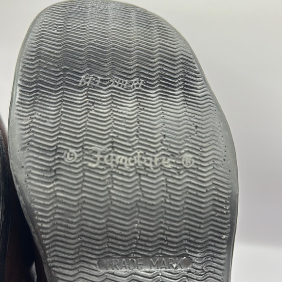 Famolare Brown Leather Mary Jane Wedge Shoes Earth Brown Size 10 - Picture 13 of 14